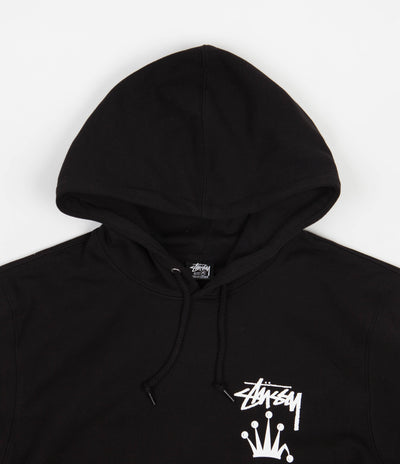 Stussy Stock Crown Hoodie - Black