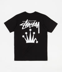 Stussy Stock Crown T-Shirt - Black