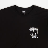 Stussy Stock Crown T-Shirt - Black thumbnail