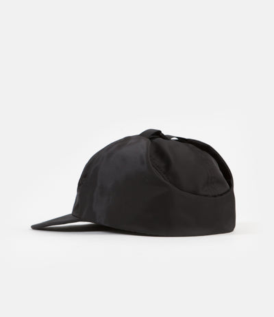 Stussy Stock Ear Flap Camp Cap - Black