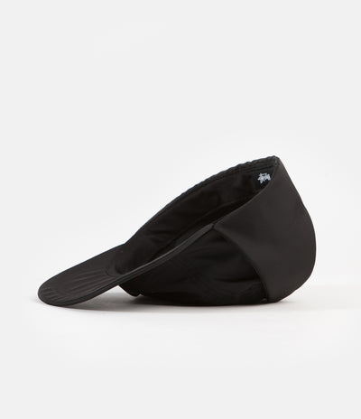 Stussy Stock Ear Flap Camp Cap - Black