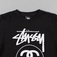 Stussy Stock Link Crewneck Sweatshirt - Black thumbnail