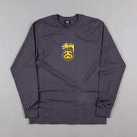 Stussy Stock Link Long Sleeve T-Shirt - Midnight thumbnail