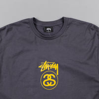 Stussy Stock Link Long Sleeve T-Shirt - Midnight thumbnail