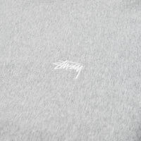 Stussy Stock Logo Crewneck Sweatshirt - Grey Heather thumbnail