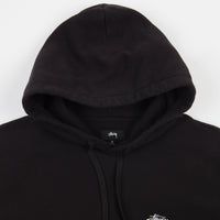 Stussy Stock Logo Hoodie - Black thumbnail