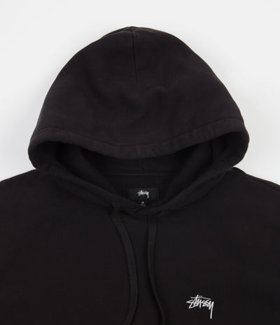 Stussy Stock Logo Hoodie - Black