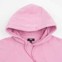 Stussy Stock Logo Hoodie - Pink thumbnail