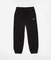 Stussy Stock Logo Pants - Black | Flatspot