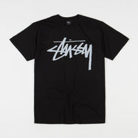 Stussy Stock Pigment Dyed T-Shirt - Black thumbnail