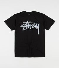 Stussy Stock Pigment Dyed T-Shirt - Black