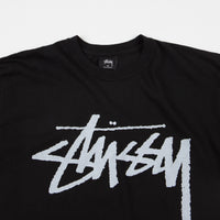 Stussy Stock Pigment Dyed T-Shirt - Black thumbnail