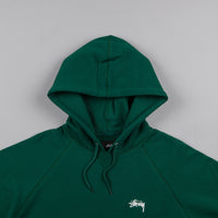 Stussy Stock Raglan Hooded Sweatshirt - Pine thumbnail