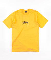 Stussy Stock T-Shirt - Mustard