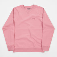 Stussy Stock Terry Crewneck Sweatshirt - Pink thumbnail