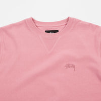 Stussy Stock Terry Crewneck Sweatshirt - Pink thumbnail