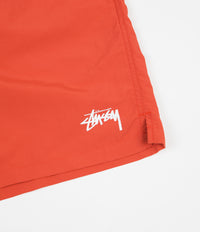 Red discount stussy shorts