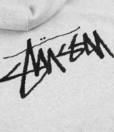 Stussy Stussy Applique Hoodie - Ash Heather