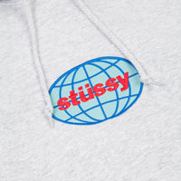 Stussy Stussy Global Applique Hoodie - Ash Heather thumbnail