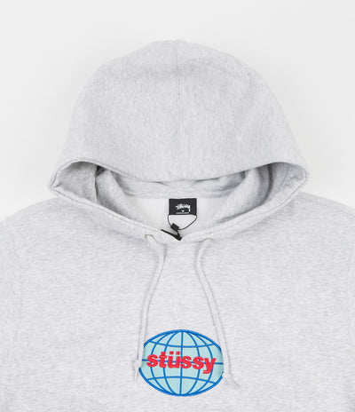 Stussy Stussy Global Applique Hoodie - Ash Heather