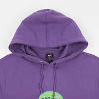 Stussy Stussy Global Applique Hoodie - Purple thumbnail