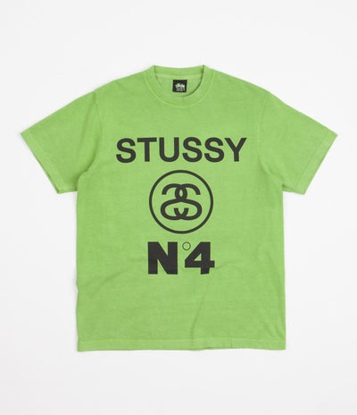 Stussy Stussy No.4 Pigment Dyed T-Shirt - Green