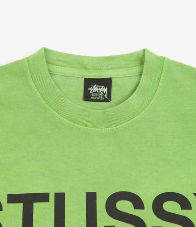 Stussy Stussy No.4 Pigment Dyed T-Shirt - Green