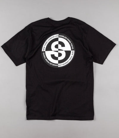 Stussy Flipped Up T-Shirt - Black