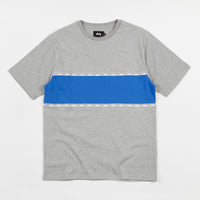 Stussy Tape Stripe T-Shirt - Grey Heather thumbnail