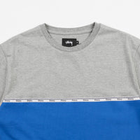 Stussy Tape Stripe T-Shirt - Grey Heather thumbnail