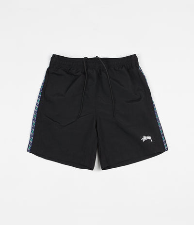 Stussy Taping Nylon Shorts - Black