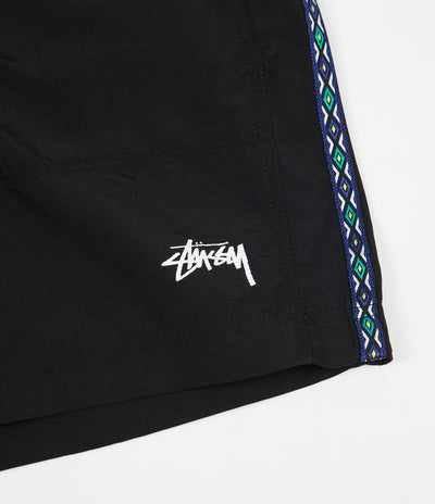 Stussy Taping Nylon Shorts - Black