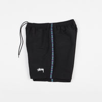 Stussy Taping Nylon Shorts - Black thumbnail