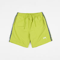 Stussy Taping Nylon Shorts - Lime thumbnail