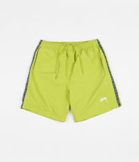 Stussy Taping Nylon Shorts - Lime