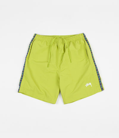 Stussy Taping Nylon Shorts - Lime