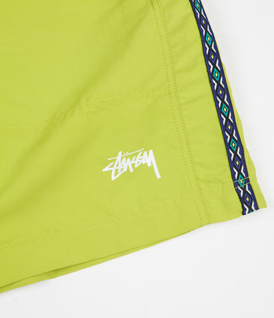 Stussy Taping Nylon Shorts - Lime