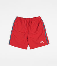 Stussy Taping Nylon Shorts - Red