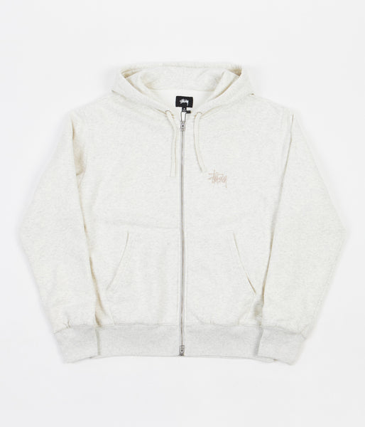 Stussy Thermal Zip Hoodie - Ash Heather | Flatspot