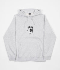 Stussy Tribe Man Applique Hoodie - Grey Heather