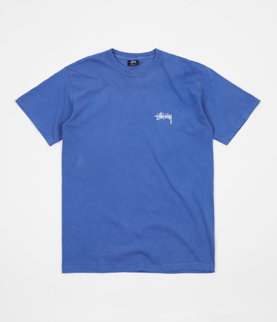 Stussy Tribeman Pigment Dyed T-Shirt - Blue