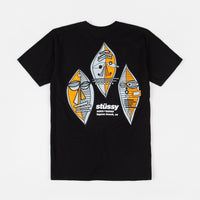 Stussy Triple Mask T-Shirt - Black thumbnail