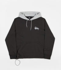 Stussy Two Tone Hoodie - Black