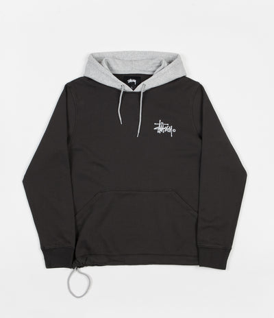 Stussy Two Tone Hoodie - Black