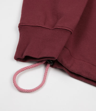 Stussy Two Tone Hoodie - Burgundy