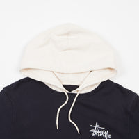 Stussy Two Tone Hoodie - Navy thumbnail