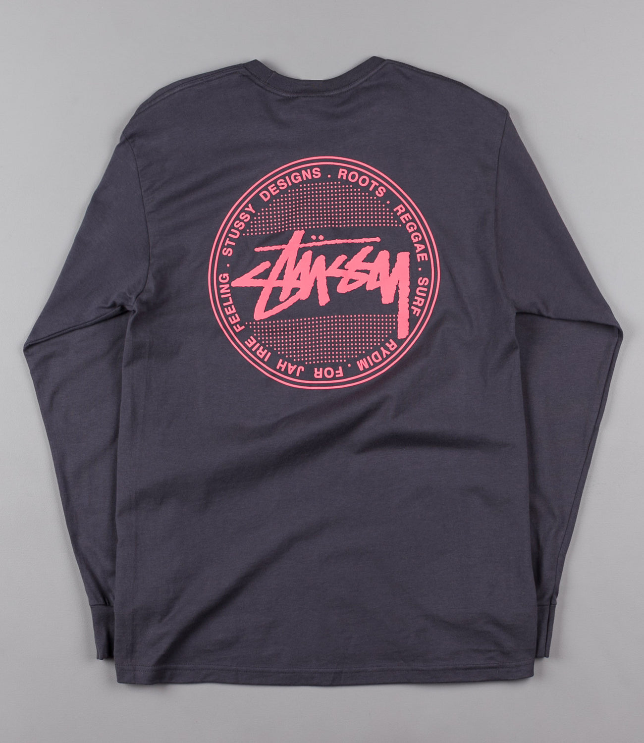 Stussy Vintage Dot Long Sleeve T-Shirt - Midnight | Flatspot