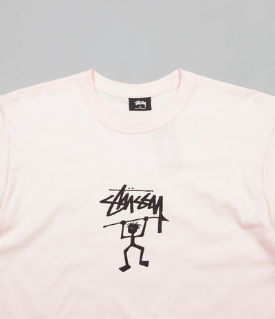 Stussy Warrior Man T-Shirt - Pale Pink