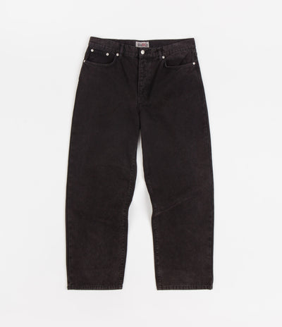 Stussy Washed Canvas Big Ol Jeans - Black