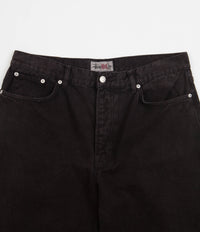 Stussy Washed Canvas Big Ol Jeans - Black | Flatspot